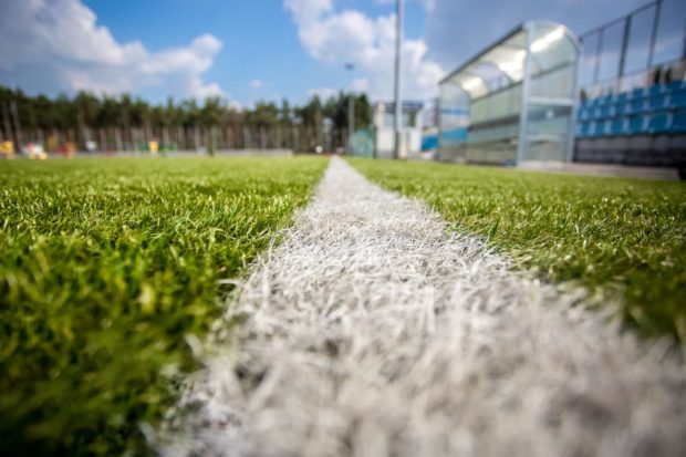 Paint on Grass After Artificial Turf Maintenance in Boca Raton, Boynton Beach, Delray Beach, Lantana, Palm Beach Gardens, Wellington