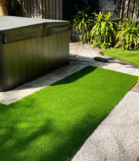 a covered jacuzzi and some Astro Turf in Palm Beach Gardens, Boynton Beach, Wellington, Boca Raton, Delray Beach, Lantana, FL